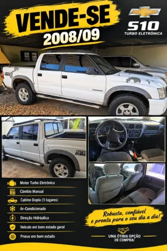Chevrolet S10 P-up Tornado 2.8 TDI 4x2/4x4 CD Dies 2009