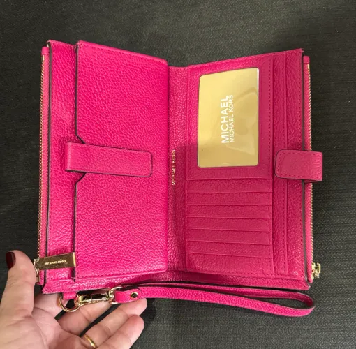 Carteira rosa Michael Kors