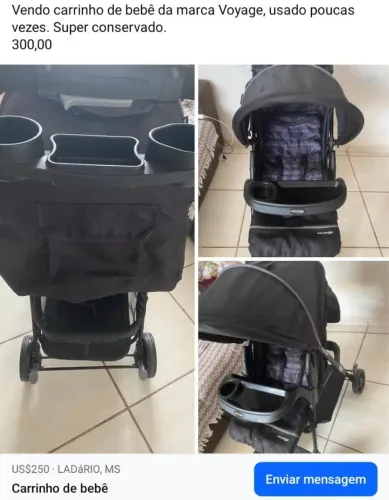 Carrinho de bebê, voyage.