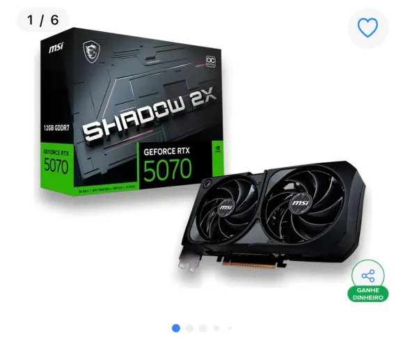 Placas de vídeo ótima qualidade 