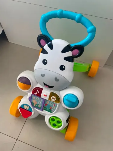  Andador Apoiador Empurrador Fisher Price - Otimo Estado   