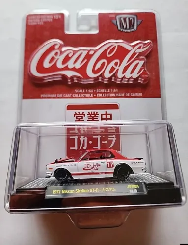 M2 Machines Coca-Cola 1971 Nissan Skyline GT-R JPN01 2018