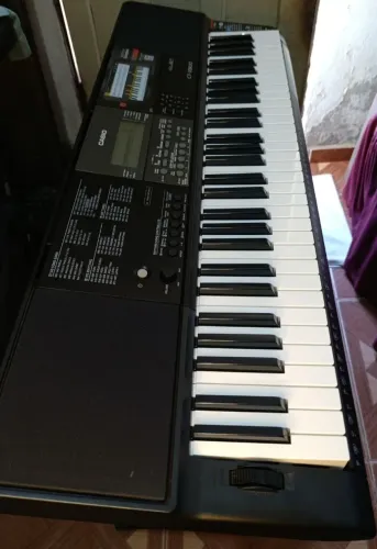 Kit Teclado Musical Casio Ctx800 Sensitivo Suporte Bag Pedal
