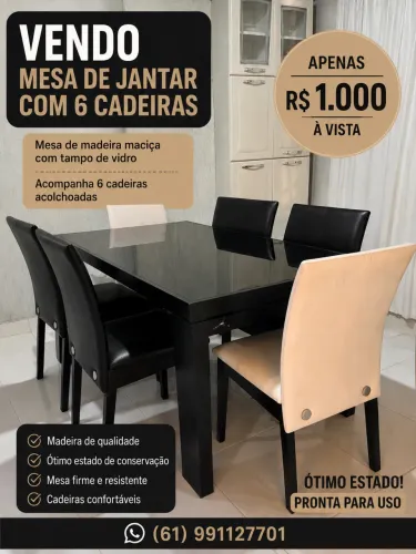 VENDO MESA 6 lugares
