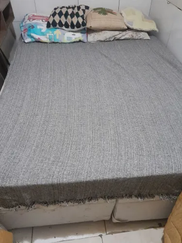 CAMA BOX BAU CASAL + COLCHAO DE CASAL