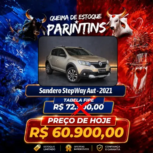 Renault Sandero Stepway Hi-flex 1.6 16V 5P Aut. 2021
