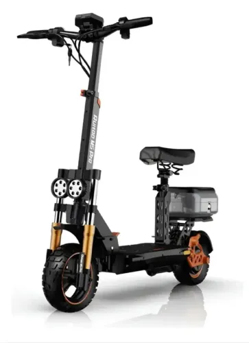 Patinete elétrico bolim 1000w, com chave reserva e alarme.