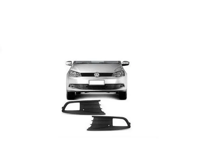 Moldura Grade Parachoque Farol Milha Gol G6 g 6 Com Furo muydy