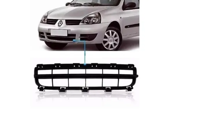 Grade Inferior Central Parachoque Clio 2006 2007 A 2011 2012 