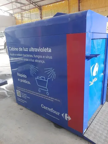 CABINE DE DESINFECÇÃO ULTRAVIOLETA 