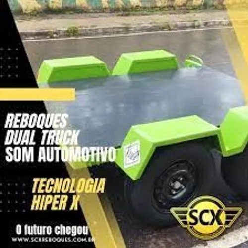 Carretinha Plataforma de Som Trucada