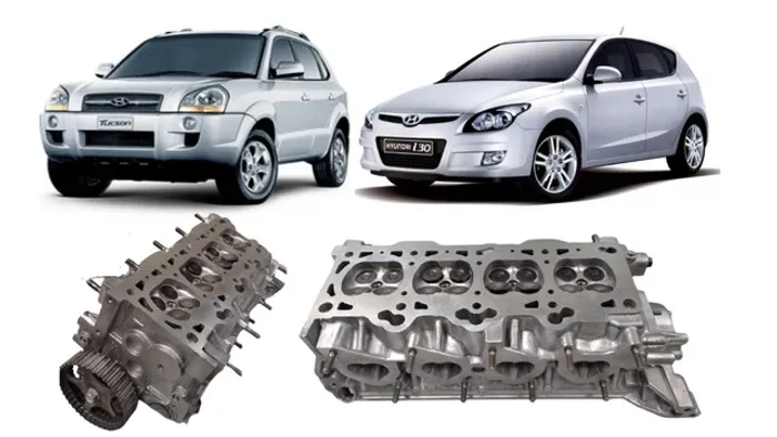 Cabeçote Hyundai Tucson 2.0 16v 2005 2011 Montado Original (Recondicionado) Base de Troca