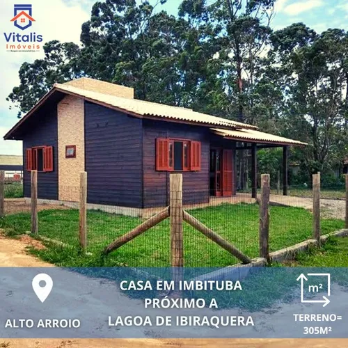 Casa em Imbituba, no bairro Alto Arroio 1km até a lagoa de Ibiraquera