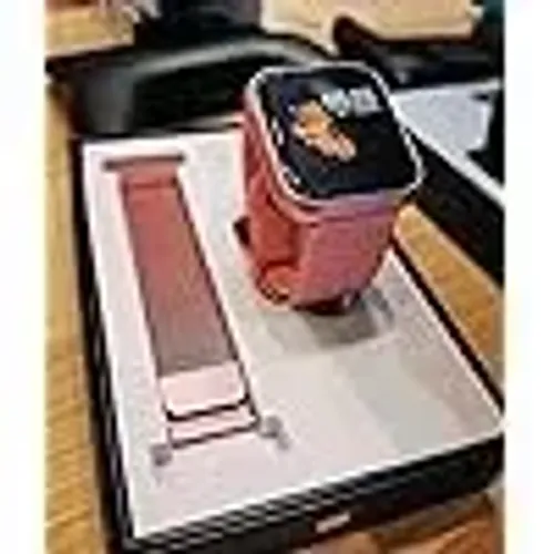 Relógio Smart Watch Feminino P80 + Duas Pulseiras Rose