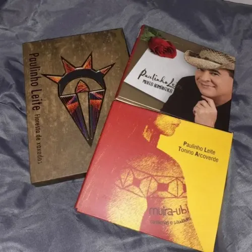 3 cds e dvd paulinho leite