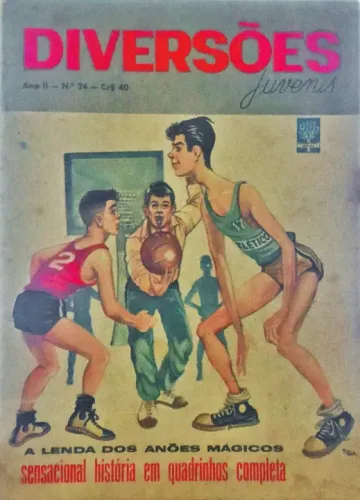 Revista mensal DIVERSÕES JUVENIS de 1962