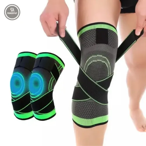 Joelheira Estabilizadora De Compressão 360º - Ortopédica Musculação