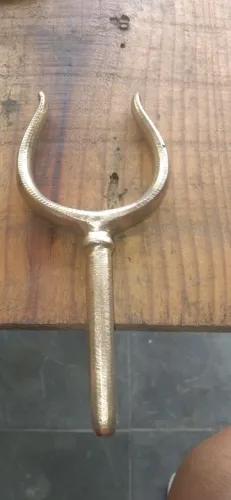 Forquilha de bronze antiga para barco a remo