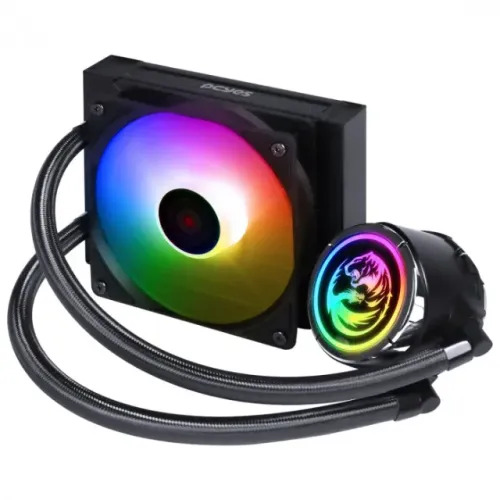 Water Cooler Pcyes NIX 2 Black 120mm Led ARGB Intel/AMD LGA1700/2066/2011 | AM5 - WZetta