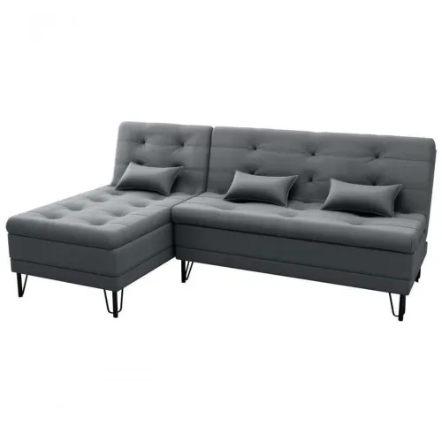 Sofá cama com cheise NICE 2.00 / FRETE GRÁTIS