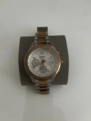 Relógio Feminino Fossil - Dourado e Prata
