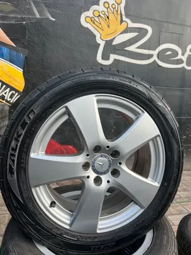 Jogo de rodas mercedes c180 2016 aro 17