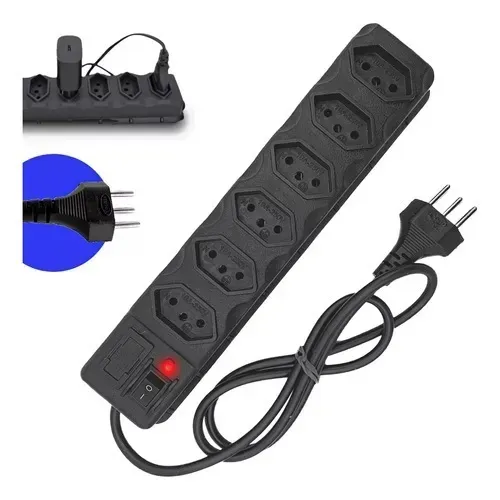 Filtro De Linha Extensão (6 Tomadas) "Promoção"