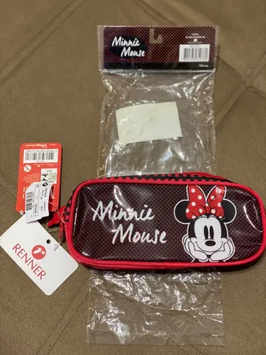 Estojo Escolar Minnie Mouse.