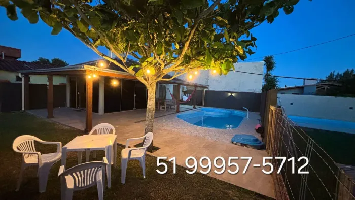 Casa na Praia com piscina em Atlântida Sul (101)