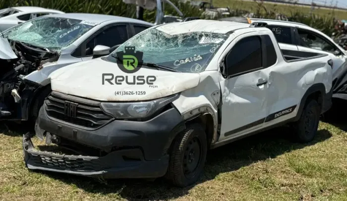 SUCATA FIAT STRADA ENDURANCE 1.4 FIRE 2021 Retirada de peças motor cambio 