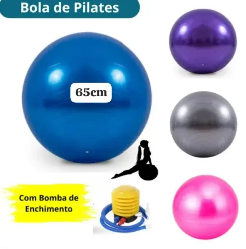 Bola De Pilates 60cm - Entrega Das 9 Até 22hrs 