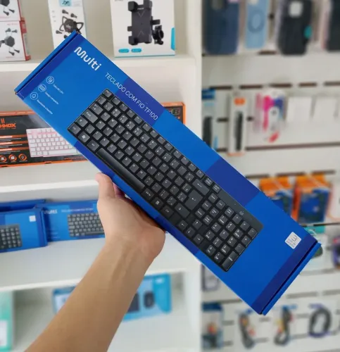 Teclado com Fio Multilaser - retirada no Manoa (fazemos entregas)