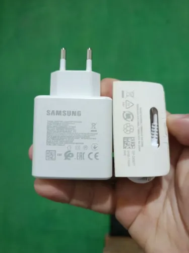 CARREGADOR TURBO SAMSUNG 45W USB-C C/ CABO TIPO-C, TIPO-C BRANCO. LEIA A DESCRIÇÃO