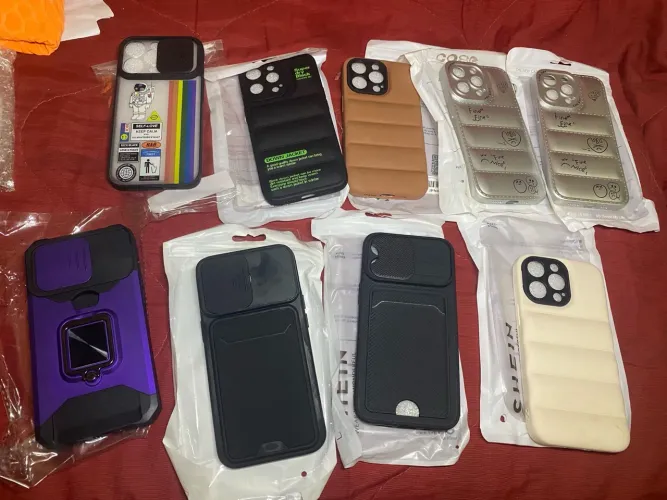 Kit 10 capinhas capas cases para iPhone 13 Pro