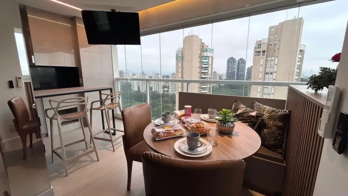 Apartamento 2 suites mobiliado  para locação Belvedere, Lorian Boulevard