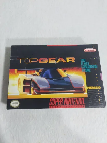 Jogo de super Nintendo top gear