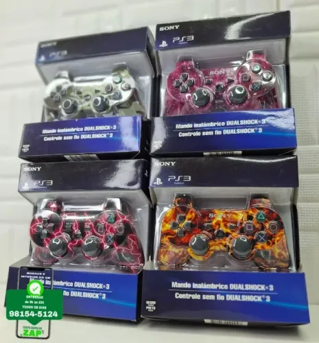 Controle ps3 sem fio Sony - Entrega das 9 até 22hrs 
