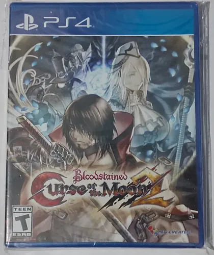 Jogo Bloodstained Curse of the Moon 2 Limited Run #390 C/Card Lacrado PS4 Playstation 4