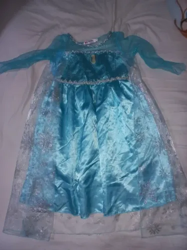 Vestido Frozen Infantil - Fantasia de Carnaval