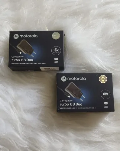 Carregador de celular Motorola tipo C 68W