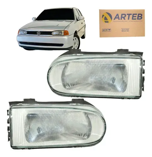 Farol Volkswagen Gol G2 1995 1996 1997 1998 1999 Arteb Novo