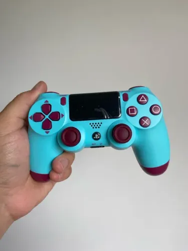 Controle de PS4 sem fio cor Ciano novo! Entrego ?
