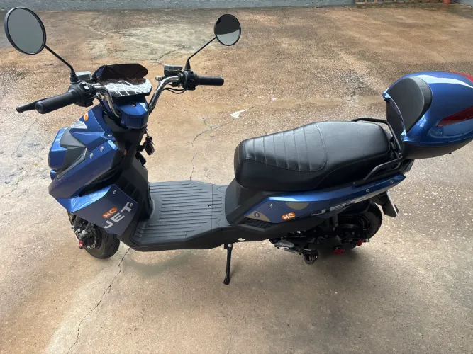 Scooter elétrica da moto chefe