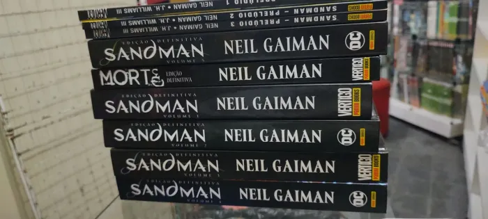 Sandman Capa Dura 01 ao 05 + Morte e Prelúdio 