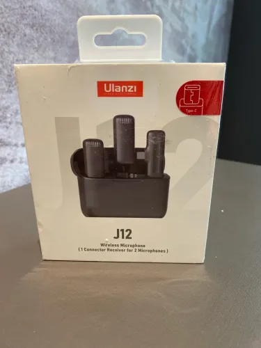 Microfone Sem Fio Ulanzi J12 ( Android Tipo-c) + Brinde Case