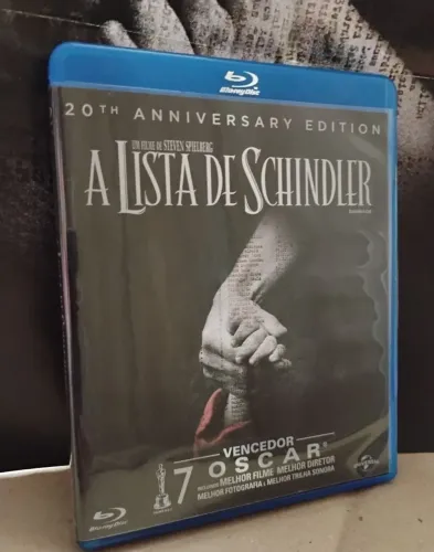 Vendo Blu-ray do clássico "A Lista de Schindler novo."