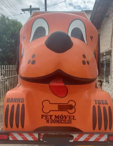 Trailer adaptado para banho e tosa movel