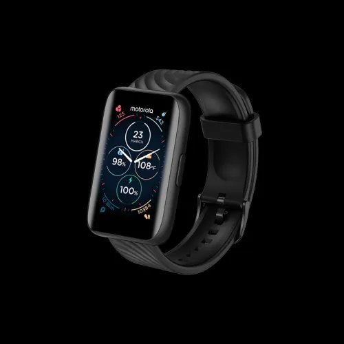 Smartwatch Motorola Moto Watch 40 com Monitoramento de Saúde | Cor Preto
