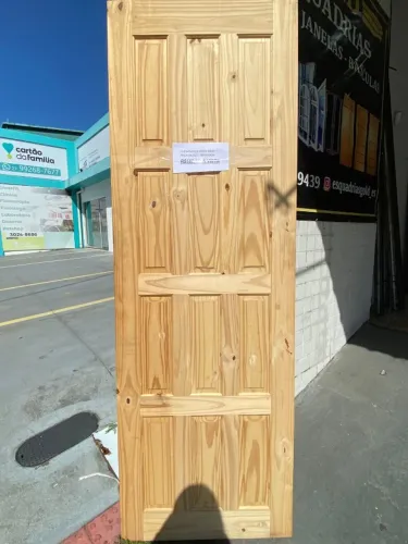 PORTA MADEIRA MACIÇA 2.10X70/ E 2.10X80