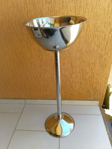 Champagneira em aço inox